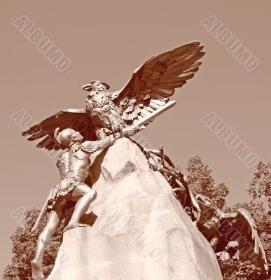 To heroes of 1812.