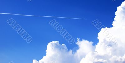 There after clouds.