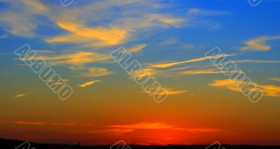 Evening dawn.