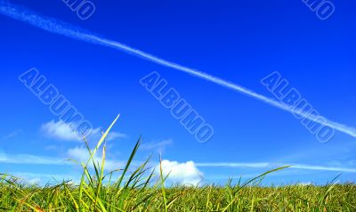 The Earth under the sky.