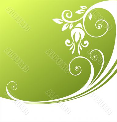 green curl pattern