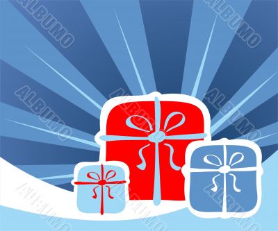 beams and gift boxes