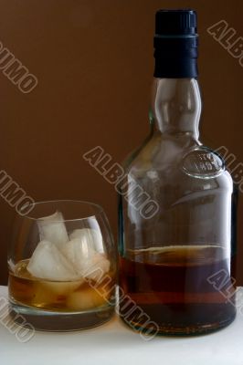 Single Malt Whiskey in glass