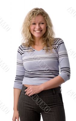 happy young woman