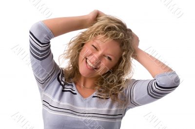 happy young woman