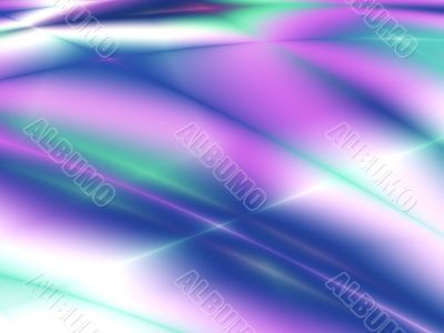blue and violet rays