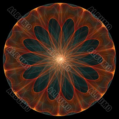 Fractal background illustration