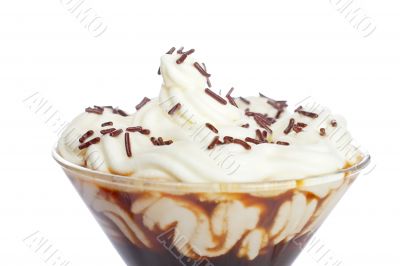 Hot chocolate or capuccino