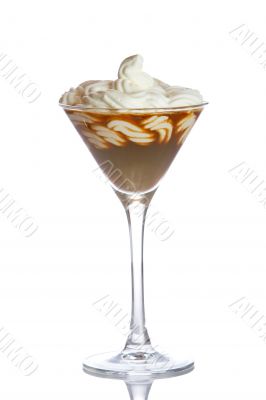 Hot chocolate or capuccino