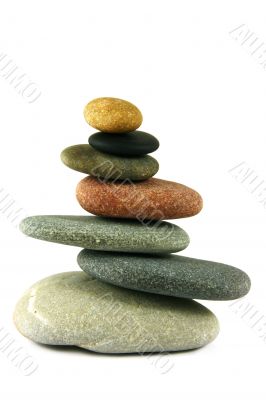 Seven pebbles pyramid