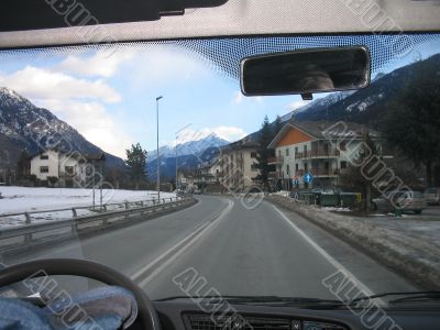 View from the car