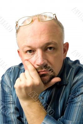 Portrait of the man.