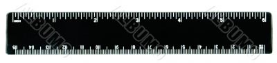 Ruler on a white background.
