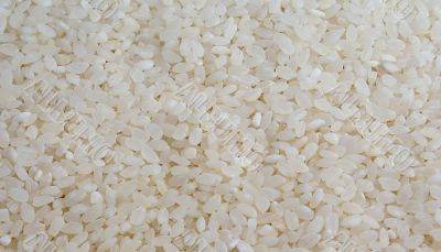 Rice grains.
