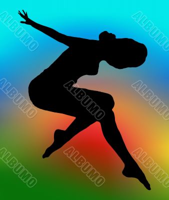 Jump woman.
