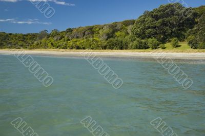 Welcoming tropical beach paradise