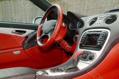 part of a car dashboard