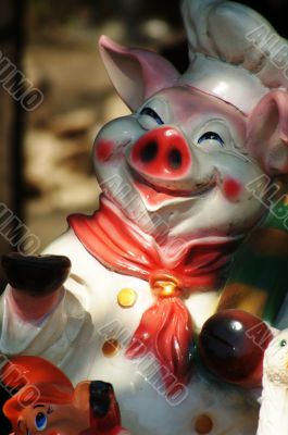 clay pig