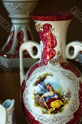 the vase