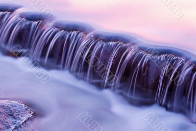 Orangeville Creek Cascade at Sunrise