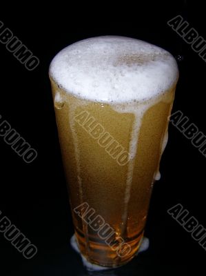 Beer with head