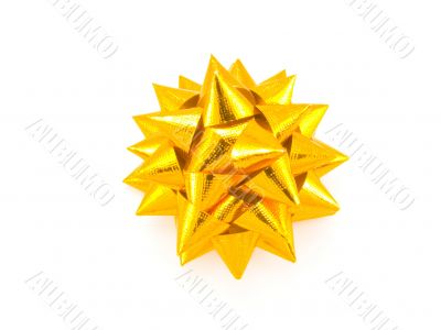 Christmas tree decoration on a white background
