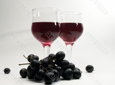 Wine and grapes