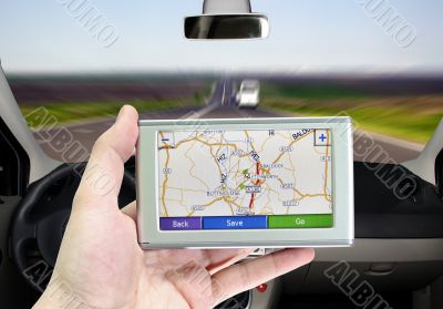 GPS screen