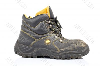 Old work boots