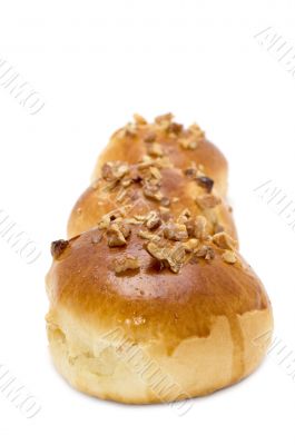 Three baking bun