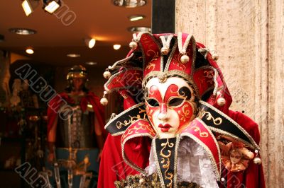 mask in a roman shop