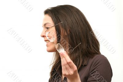 Smiling woman