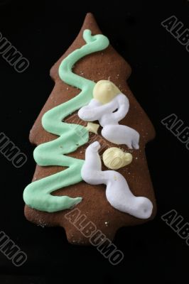 christmas tree - gingerbread
