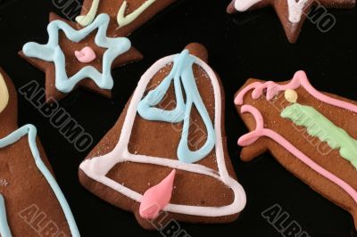 christmas gingerbread bell