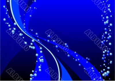 Blue bubbles