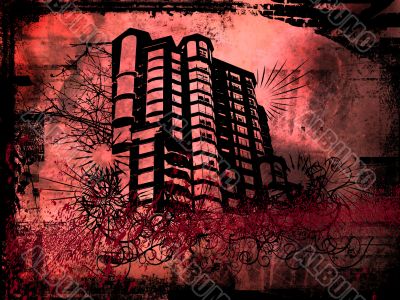 Grunge building