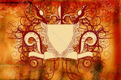 Grunge style border