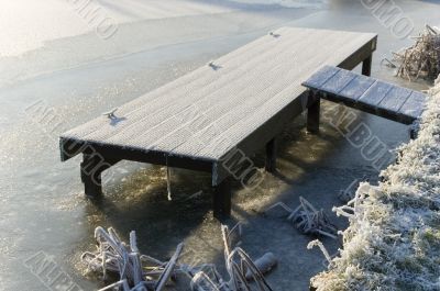 Frozen dock