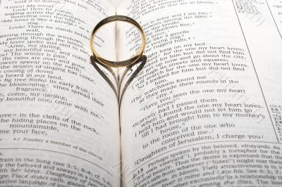 Wedding Ring on a Bible