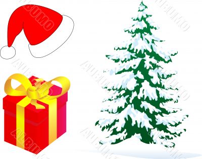 Christmas Tree, Box, RedHat