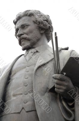 Sculpture of the artist of Repina