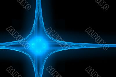 Crystal light blue background