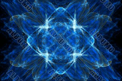 Crystal blue background