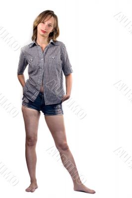 Young woman looking at you