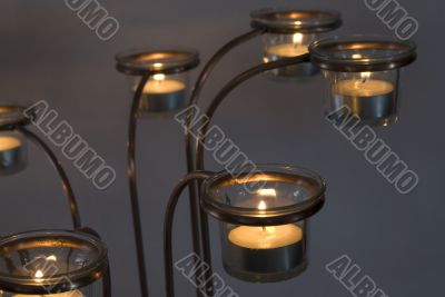 Candle Lights Close-up