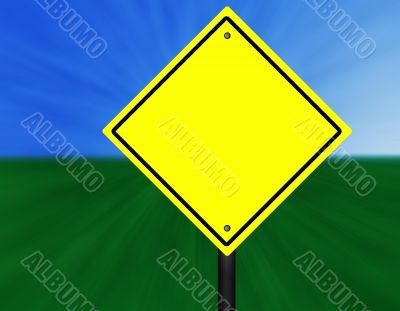 Blank Graphic Street Sign