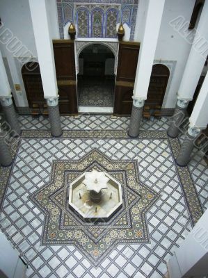 Inside of an arabian building
