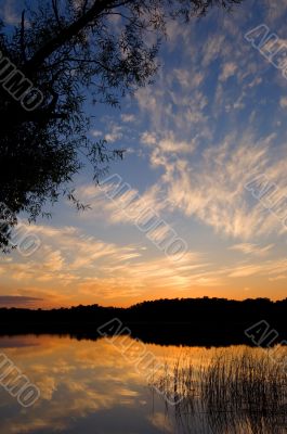 Sunset West Lake