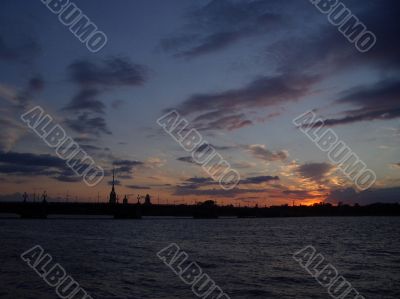 The cathedral in fortress Petropavlovskaya