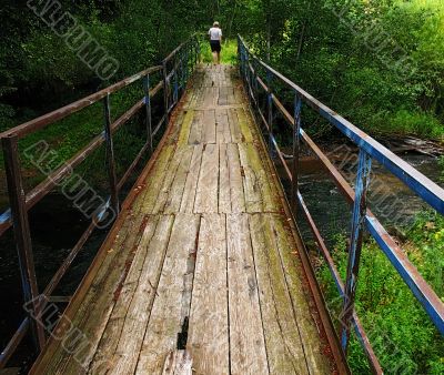old metallic bridge